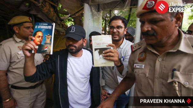 Abhijeet Dipke, founder of the online movement Cockroach Janta Party (CJP), joined the planned demonstration