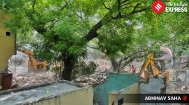 DDA carries out demolition drive in Yamuna Bazar area