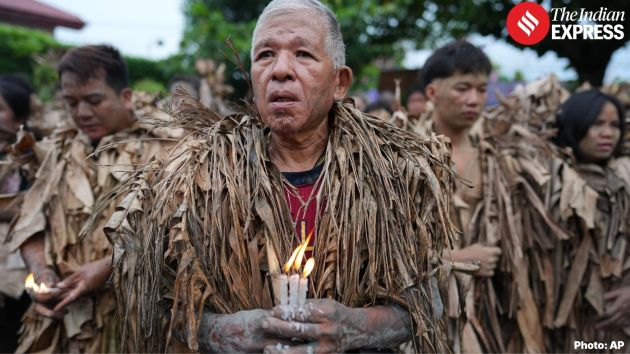 The Taong Putik, or Mud People, festival is held annually in this village in Asia’s largest Catholic nation