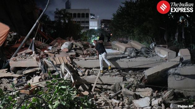 According to the US Geological Survey (USGS), the first earthquake measured 7.1 in magnitude