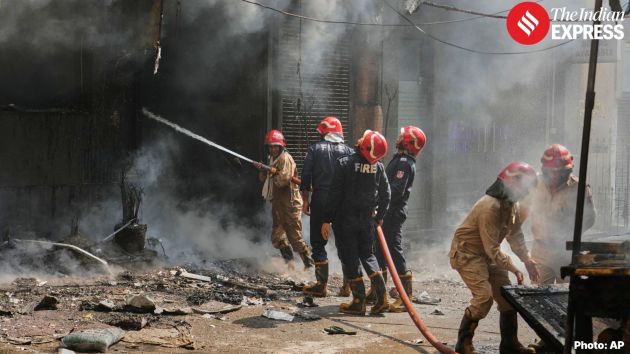 Delhi fire