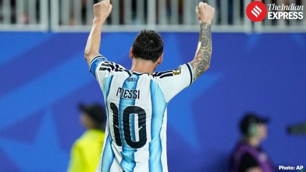 The 38-year-old Messi edged out his long-time rival Cristiano Ronaldo to become the oldest man to net a World Cup hat-trick