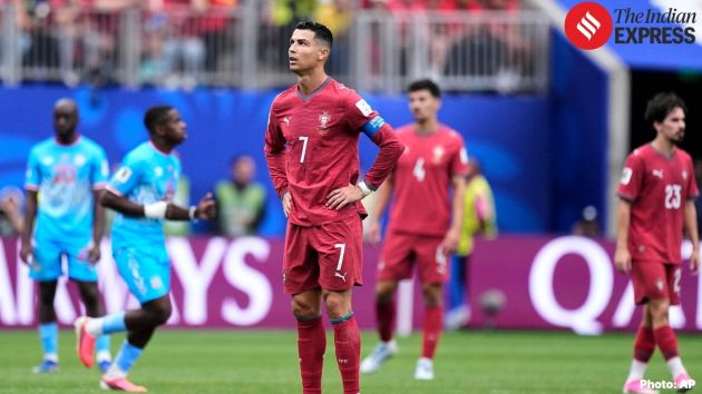 The five-time Ballon d’Or winner had gone 10 consecutive matches in major tournaments without scoring