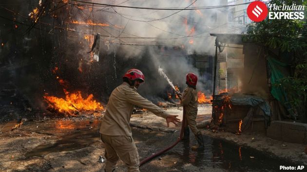 The building suffered extensive damage in the fire