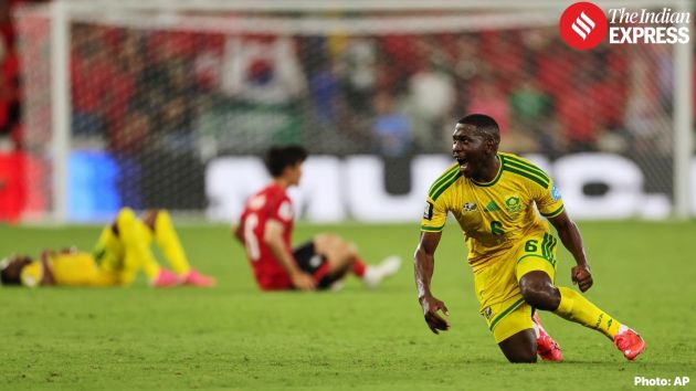 South Africa pulled off one of the biggest shocks of the tournament and beat South Korea 1-0