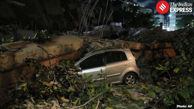In Caracas, many structures sustained damage