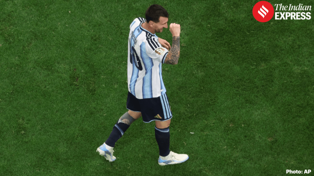In the last match against Algeria, Messi had drawn level with Klose with 16 goals