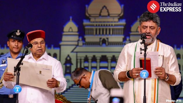 Shivakumar took oath in the name of seer "Gangadhar Ajja"