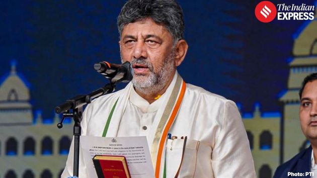 Congress leader DK Shivakumar took oath as Karnataka Chief Minister on Wednesday