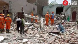 The cause of the collapse is under investigation.