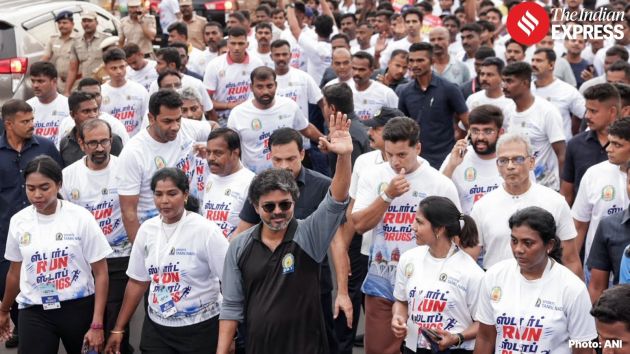 He made history as the first sitting Chief Minister of Tamil Nadu to run such a distance alongside the public