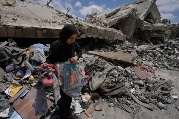 A destroyed house after strikes in southern Lebanon. (AP/PTI)