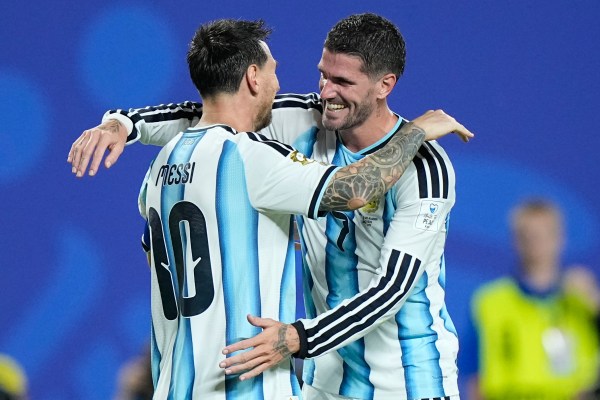 To watch de Paul is to watch where Messi should have been; to understand de Paul is to understand what Messi should have been doing. (AP Photo)