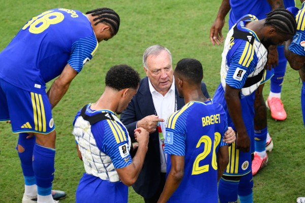 When manager Dick Advocaat coached the Netherlands team at the 1994 World Cup, 19 of the 25 current Curacao squad members were not even born. (AP Photo)
