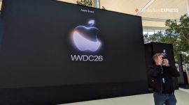 WWDC 2026 focused heavily on artificial intelligence, marking Apple's biggest software and AI push in years. (Image: The Indian Express/ Anuj Bhatia)