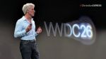 Apple's software chief Craig Federighi addressing the media following the WWDC 2026 keynote in Cupertino, California (Image: The Indian Express/ Anuj Bhatia)