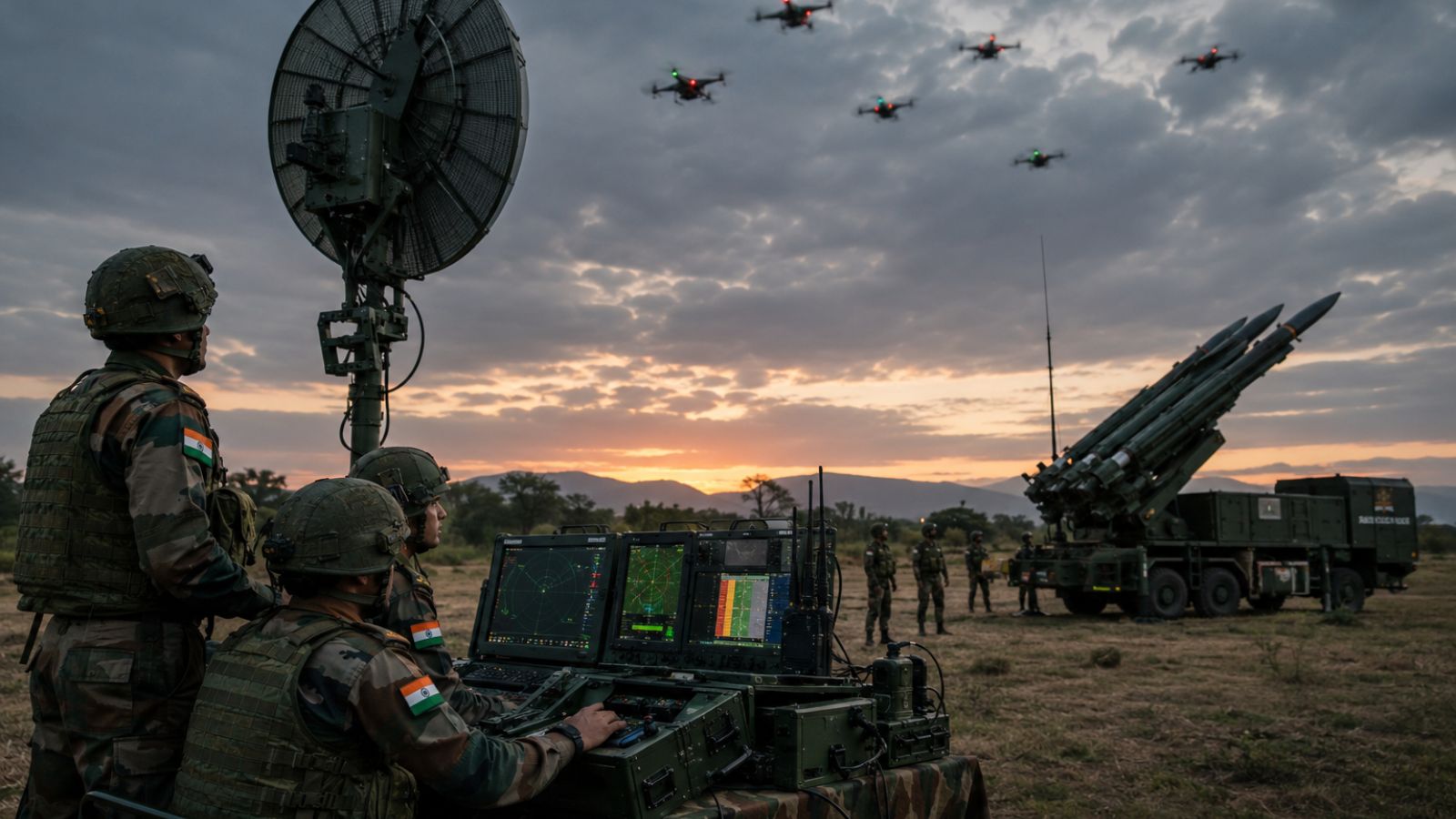 Indian Army, Army, Indian Army target systems, drone swarm target system, Army air defence training, missile threat simulation, multirotor copter target, Intermediate Target System Rocket, Indian Army modernisation, evolving air threats, Indian Express news