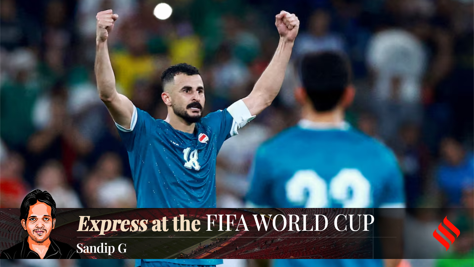 Al Qaeda killed his father. His brother vanished. He sent Iraq to World Cup.