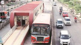 Pune is on the verge of dismantling its final BRTS route on the Pune-Alandi road to clear chronic traffic bottlenecks and reduce accidents. (File)