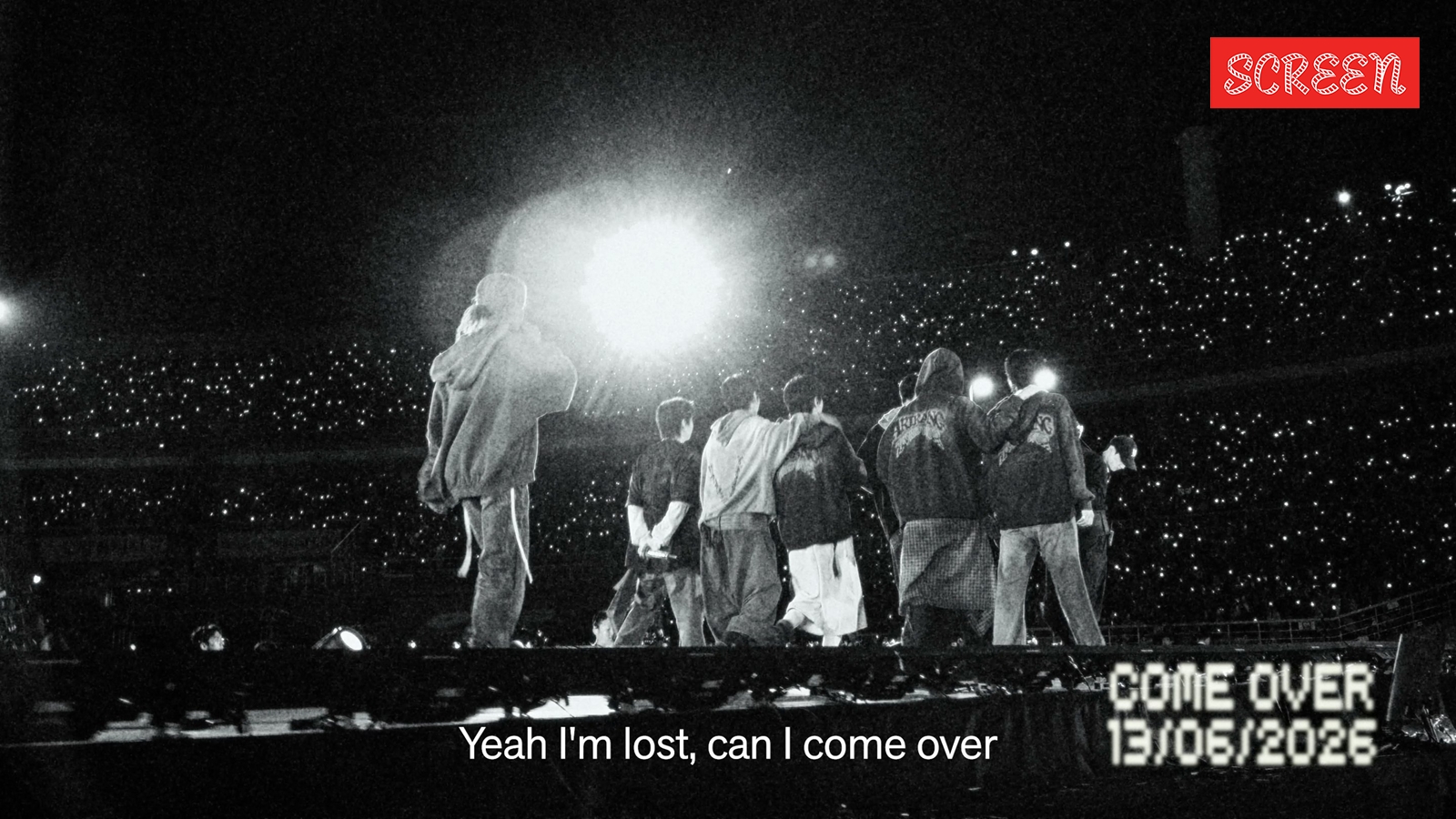 Cover photo of BTS' song 'Come Over', released on Friday