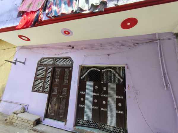 Bahadur Singh’s home in Gurgaon. He was killed by Fauji in 2018. His wife, children and daughters-in law live in the house now. (Express Photo by Abhimanyu Hazarika)