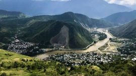 marathon in rural Kashmir