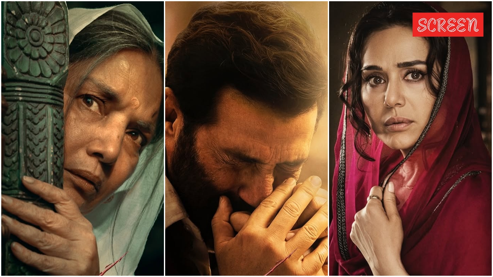 Batwara 1947’s first look posters: Sunny Deol, Shabana Azmi, Preity Zinta lead Partition-era drama