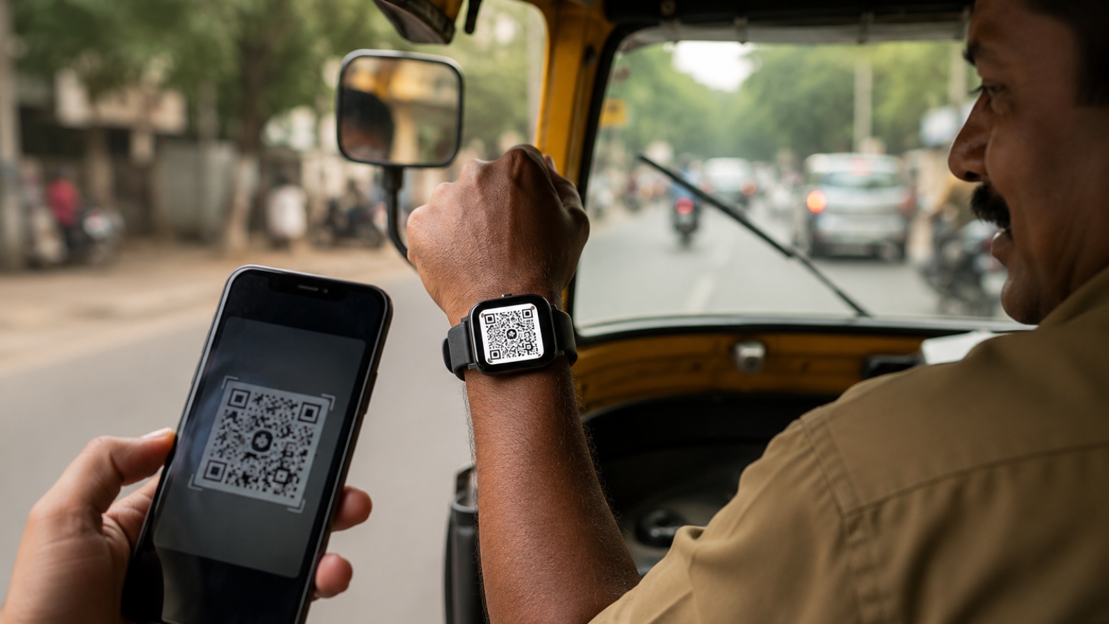 indianexpress.com - Trends Desk - 'Bro lifted his wrist': Bengaluru autorickshaw driver's QR payment method viral