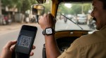 Bengaluru auto driver smartwatch QR code