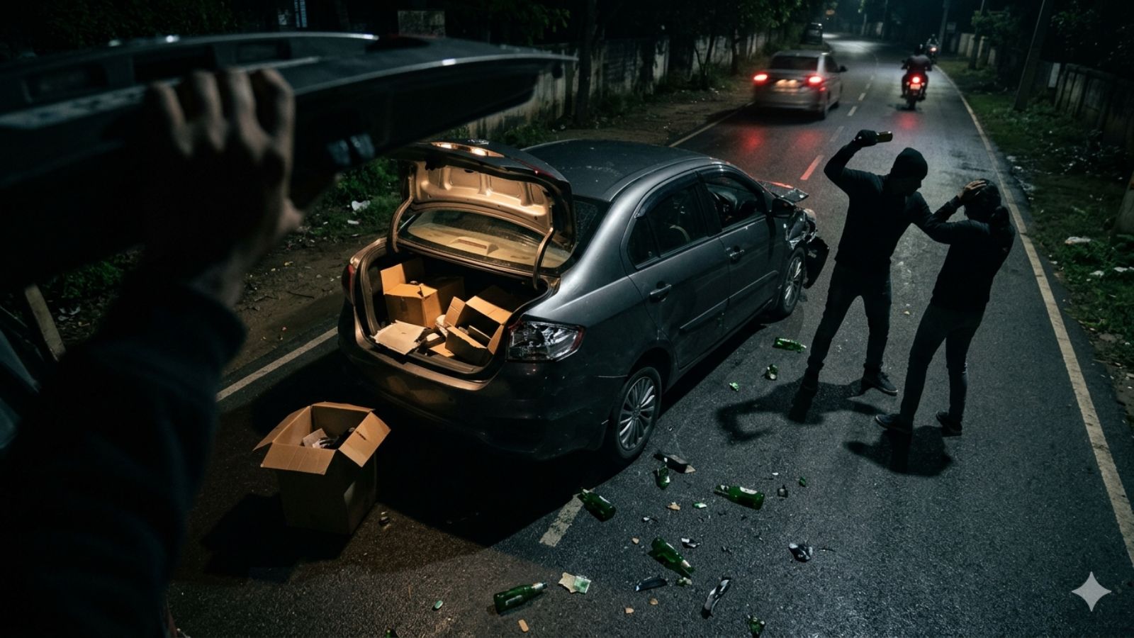 Armed gang stages car crash to kidnap Bengaluru businessman, plunder over Rs 1 crore