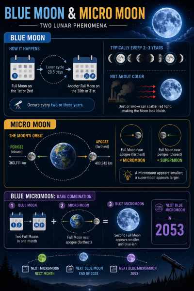 UPSC Weekly Concepts Snapshot: Blue micromoon, India’s industrial barometer, and Dust Storm