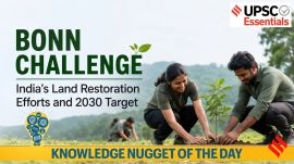 bonn challenge, iucn, environment, upsc, current affairs, land restoration