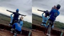 Brazil bridge fall woman death