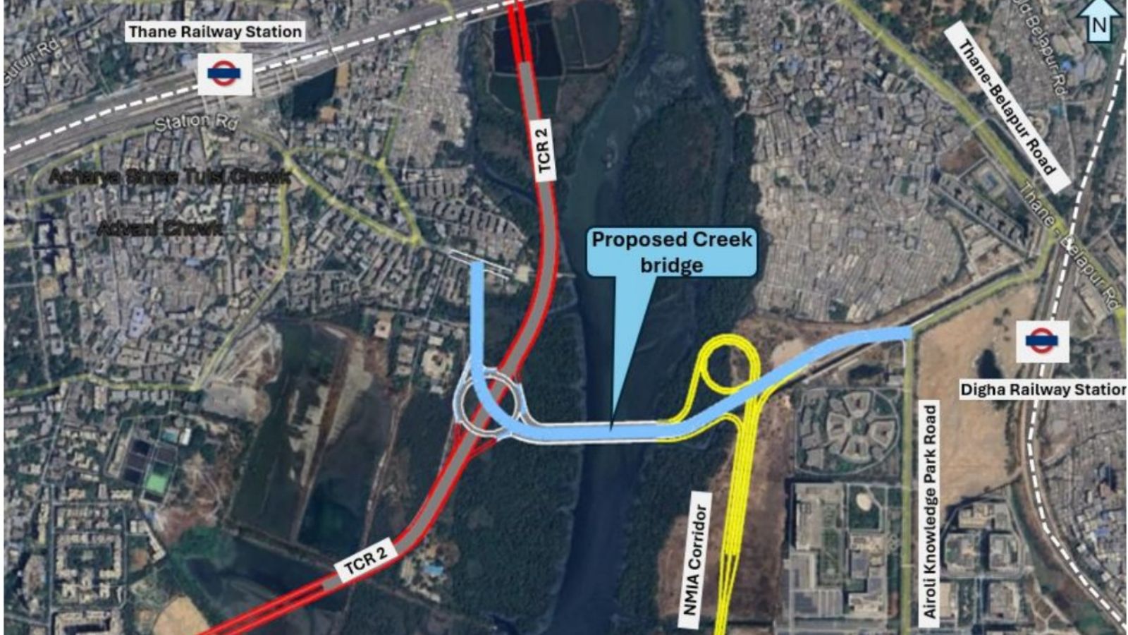 Thane-Navi Mumbai commute set for a boost with new creek bridge