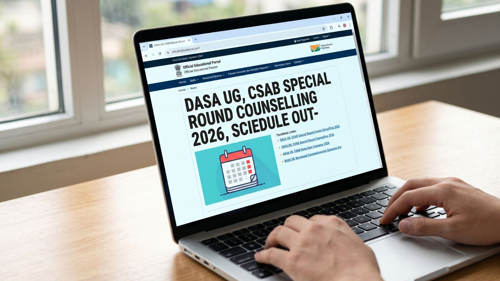 DASA UG, CSAB special round counselling 2026; check full schedule