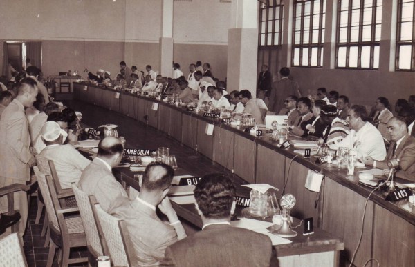 Delegations held during the Bandung Conference, April 1955 (Wikipedia)