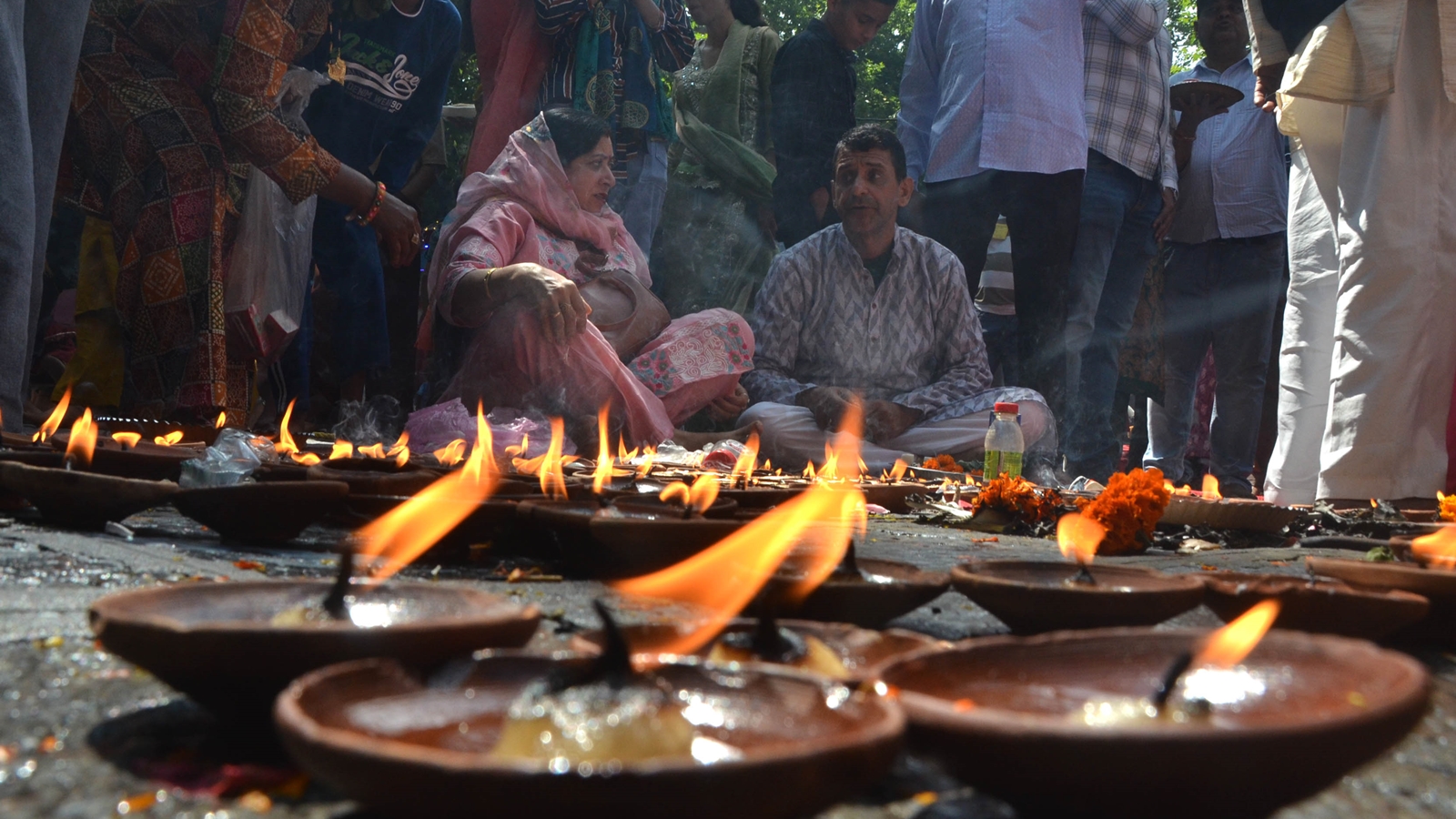 Kashmiri Pandits visit Kheer Bhawani temple for mela, welcomed by residents, leaders