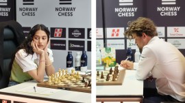 For the 4th season of GCL, defending champions Alpine APL Pipers have added Magnus Carlsen and Divya Deshmukh along with Koneru Humpy, Anish Giri and Vidit Gujrathi. (Express Photos)