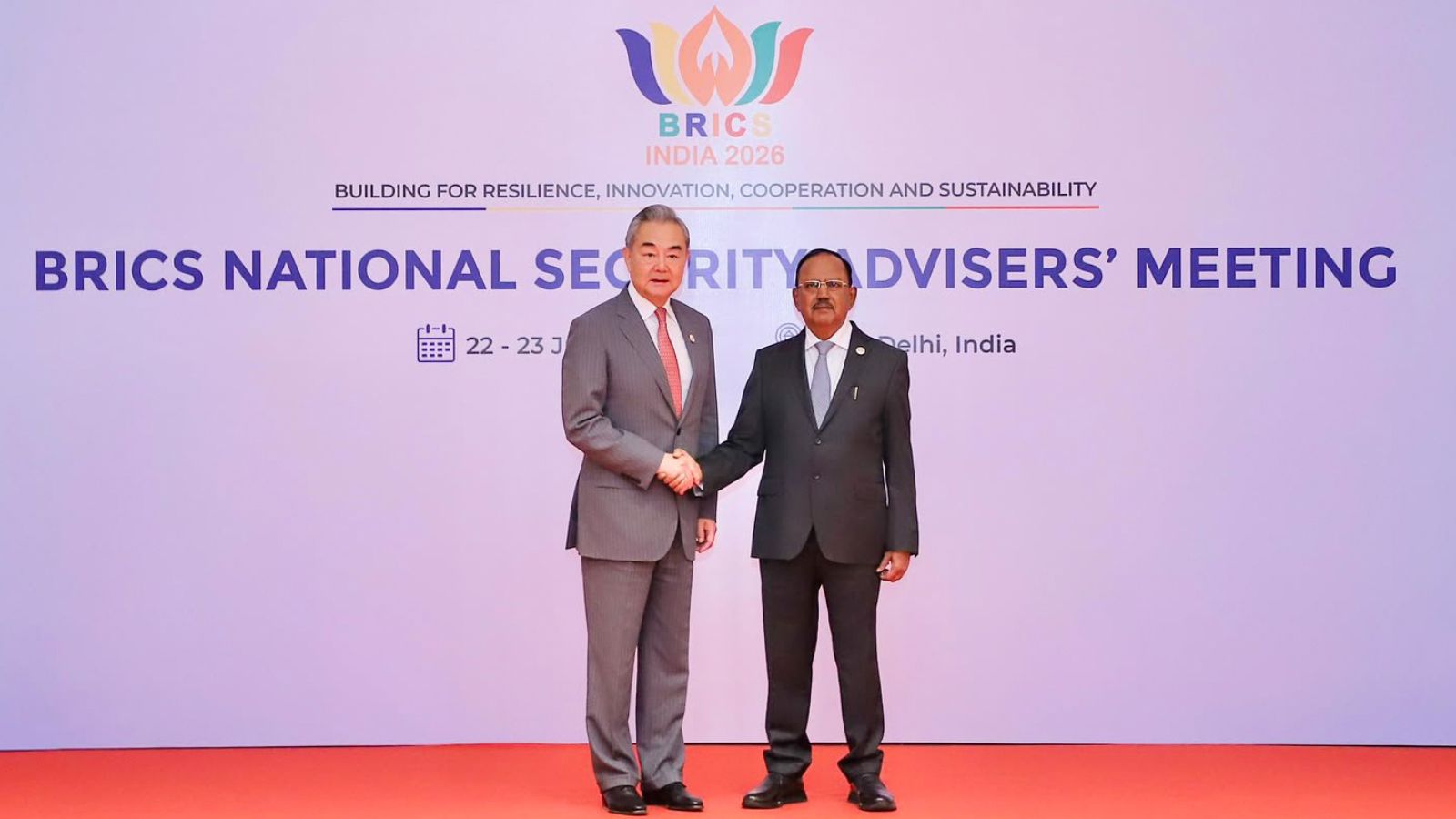 Doval Wang Yi BRICS