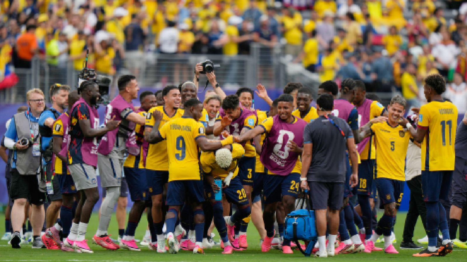 FIFA World Cup 2026: Third-placed Ecuador trumped Germany 2-1 to seal a knockout spot from Group E. (AP Photo)
