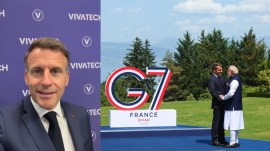 Emmanuel Macron Hindi message to PM Modi