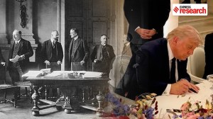 As Trump signed US-Iran pact, echoes of 1919 Treaty of Versailles