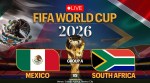 FIFA World Cup 2026 Opening Ceremony Live: Mexico take on South Africa in the World Cup opener.