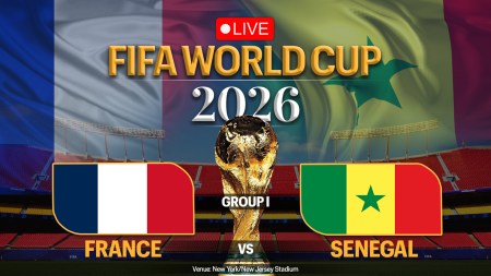 FIFA World Cup 2026, France vs Senegal Football Score