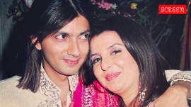 Filmmaker Farah Khan with her husband, Shirish Kunder