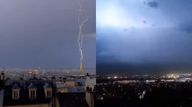 The storms are expected to bring an end to one of France's most extraordinary heatwaves