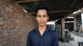 The deceased has been identified as 24-year-old Mohammed Kaif, a native of Siwan, Bihar, who had been working as an electrician at a multinational company in Hazira for the past month. (Pic: Special arrangement/ Enhanced by AI)