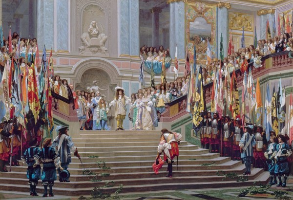 Reception of the Grand Condé by Louis XIV (Wikipedia)