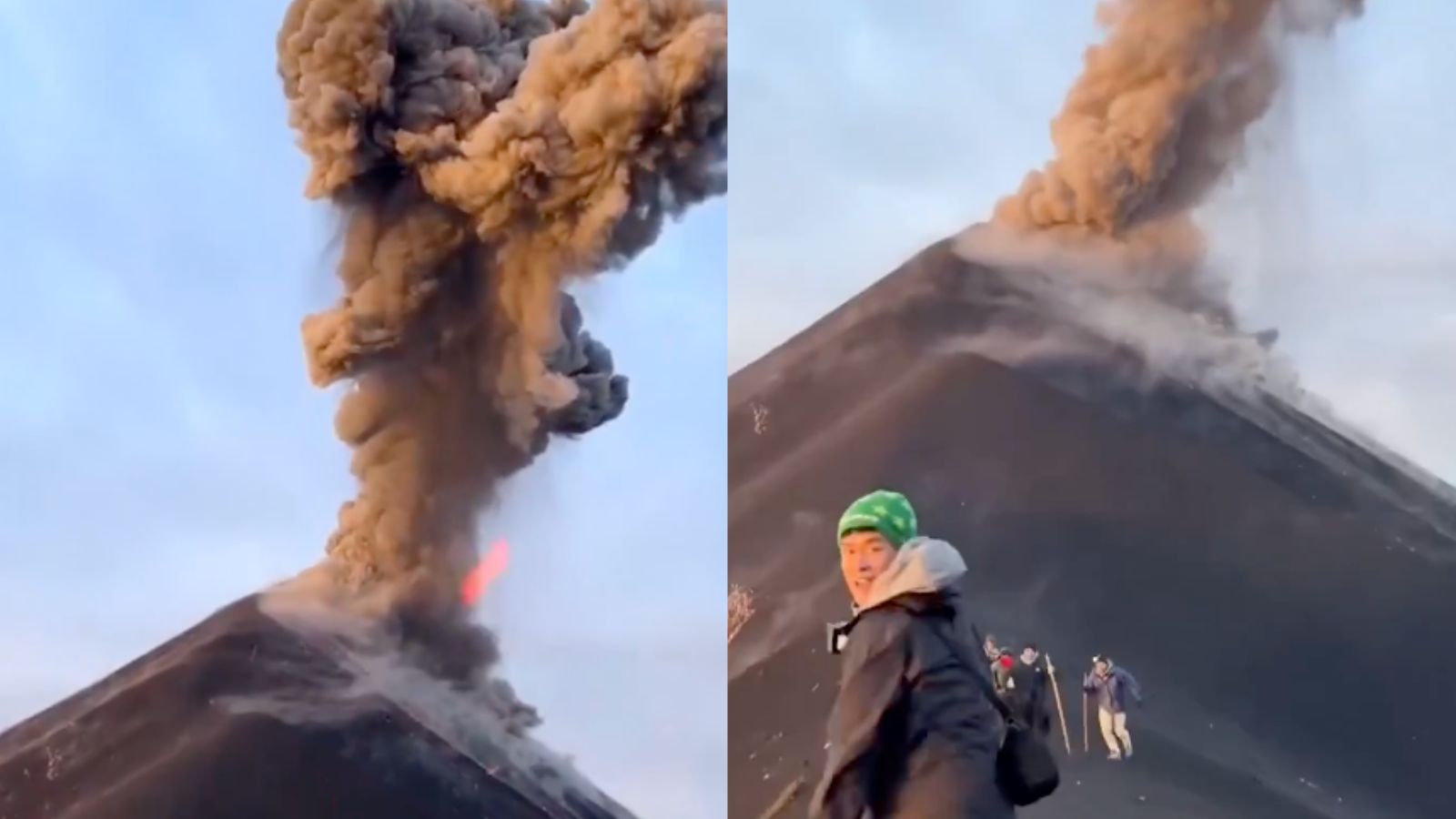 ‘Run, run!’: Tourists scramble to safety as Guatemala’s Volcán de Fuego volcano erupts