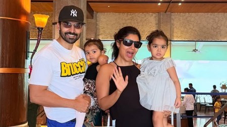 Gurmeet, Debinna and their children